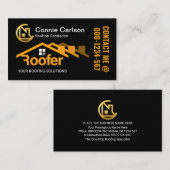 クリエイティブルーファールーフトップ建物ビルダー 名刺 (正面/裏面)