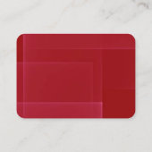 クリエイティブレッドダイナミックパーソナルトレーナースポーツトレンディー 名刺 (裏面)