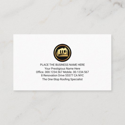 クリエイティブレッドルーファールーフトップ 名刺 (裏面)