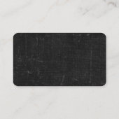 クリエイティブレトロブラックグレーダイナミックパーソナルトレーナー 名刺 (裏面)