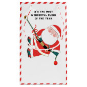 クリエイティブロック登山クリスマススモール抱き枕 スモールペーパーバッグ (裏面)