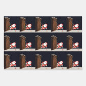 クリエイティブロック登山クリスマス ラッピングペーパーシート (正面2)