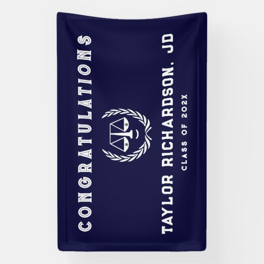 クリエイティブロースクール卒業バナー 横断幕 (縦)