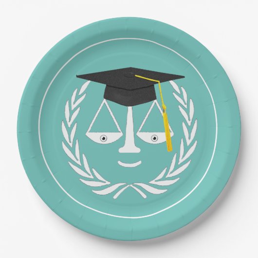 クリエイティブロースクール卒業 ペーパープレート (正面)