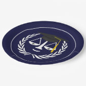 クリエイティブロースクール卒業 ペーパープレート (アングル)