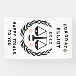 クリエイティブロースクール卒業 横断幕