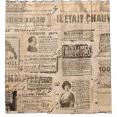 クリエイティブヴィンテージスタイルの背景。紙テクスチャ。  シャワーカーテン (正面)