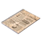 クリエイティブヴィンテージスタイルの背景。紙テクスチャ ノートブック (左側)