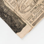 クリエイティブヴィンテージスタイルの背景。紙テクスチャ  フリースブランケット (角)