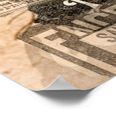 クリエイティブヴィンテージスタイルの背景。紙テクスチャ ポスター (角)