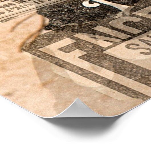 クリエイティブヴィンテージスタイルの背景。紙テクスチャ ポスター (角)