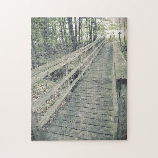 クリエイティブヴィンテージ秋トレイル写真ジグソーパズル ジグソーパズル (縦)