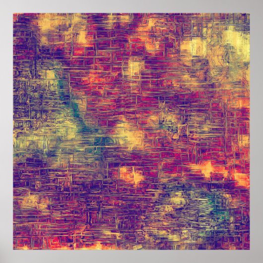 クリエイティブヴィンテージ面のテクスチャ、クローズアップグランジ ポスター (正面)