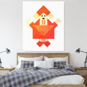 クリエイティブ中国のア伝統的ート キャンバスプリント (インサイチュ (寝室))