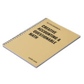 クリエイティブ会計と問題のある数学ノートブック ノートブック (左側)