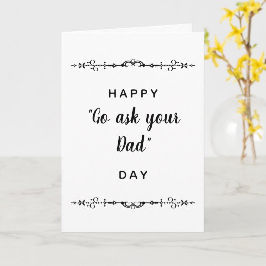 クリエイティブ個人おもしろいハッピーマザーズデイカード カード (黄色い花)