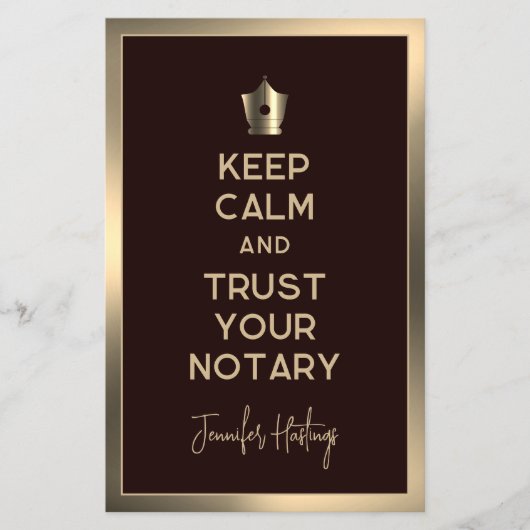 クリエイティブ公証人公共フライヤー チラシ (正面)