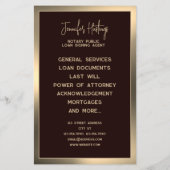 クリエイティブ公証人公共フライヤー チラシ (裏面)