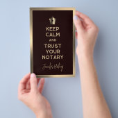 クリエイティブ公証人公共フライヤー チラシ (ハンドル)