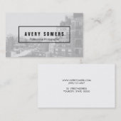 クリエイティブ写ぼやけ真撮影 名刺 (正面/裏面)