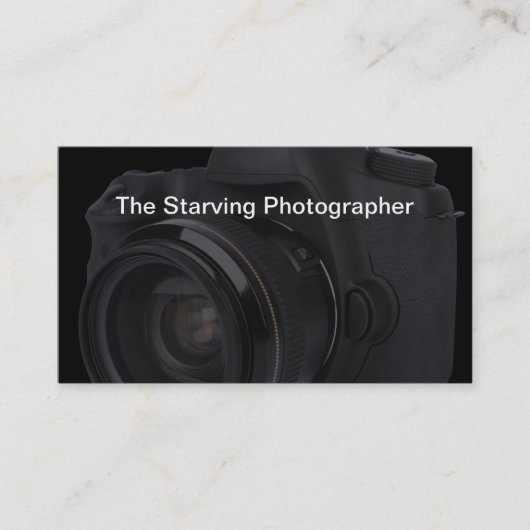 クリエイティブ写真家名刺テンプレート 名刺 (正面)