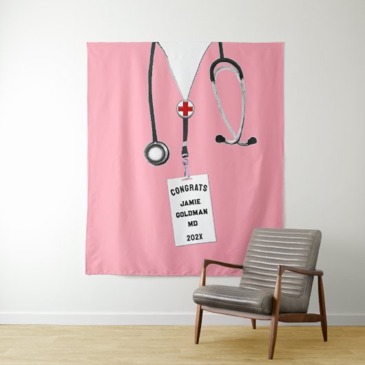 クリエイティブ医学校卒業おめでとう タペストリー (インサイチュ)