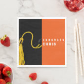 クリエイティブ卒業パーティーおめでとうナプキンス スタンダードランチョンナプキン (インサイチュ)