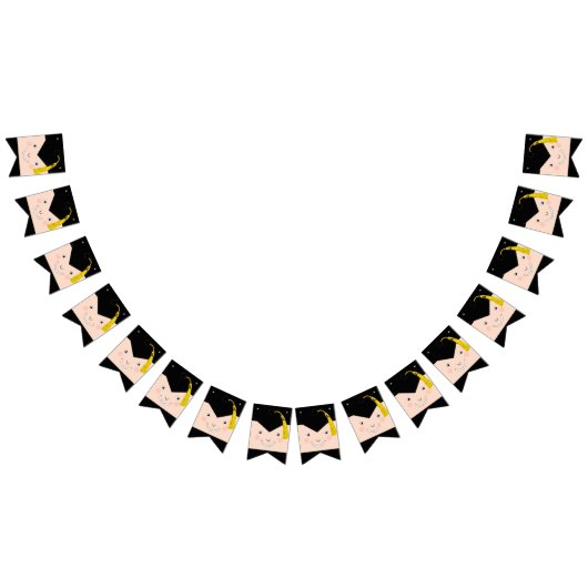 クリエイティブ卒業パーティーの装飾 バンティングフラッグ (全)