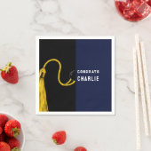 クリエイティブ卒業パーティー紙 スタンダードカクテルナプキン (インサイチュ)