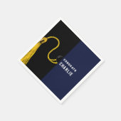 クリエイティブ卒業パーティー紙 スタンダードカクテルナプキン (角)