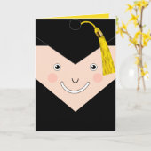 クリエイティブ卒業証書 カード (黄色い花)