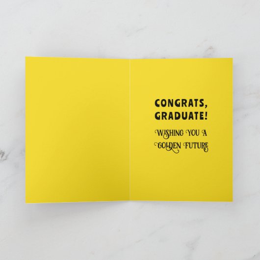 クリエイティブ卒業証書 カード (内部)