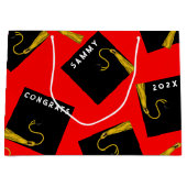 クリエイティブ卒業2025大抱き枕 ラージペーパーバッグ (正面)