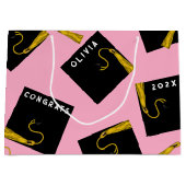 クリエイティブ卒業2025大抱き枕 ラージペーパーバッグ (正面)