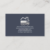 クリエイティブ台形ブロックズシルバームービングトラック 名刺 (裏面)