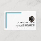 クリエイティブ台形層CEO創設者 名刺 (裏面)