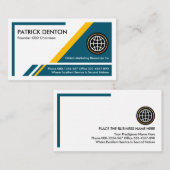 クリエイティブ台形層CEO創設者 名刺 (正面/裏面)