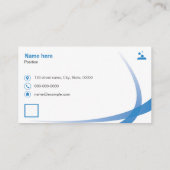 クリエイティブ名刺 名刺 (裏面)