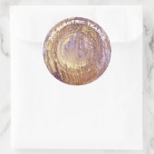 クリエイティブ周波数ステッカー、バイオ電気トランス ラウンドシール (バッグ)