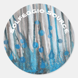 クリエイティブ周波数ステッカー – Solfeggio Source ラウンドシール