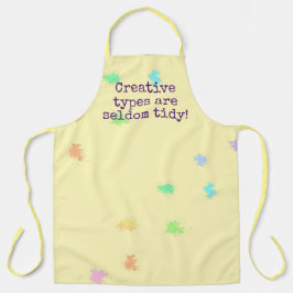 「クリエイティブ型はめったにきれいだ！」 絵を描（ばちゃばちゃ）跳ねる エプロン