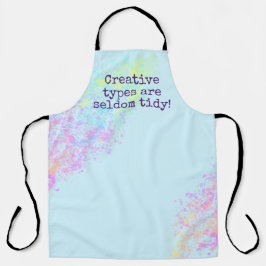 「クリエイティブ型はめったにきれいだ！」 絵を描（ばちゃばちゃ）跳ねる エプロン