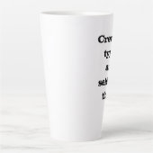 クリエイティブ型はめったに整頓できない カフェラテマグ (正面)