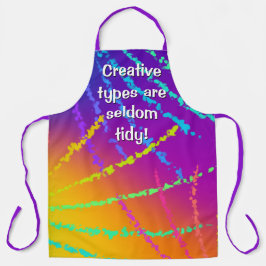 クリエイティブ型はめったに綺麗ではない！ エプロン