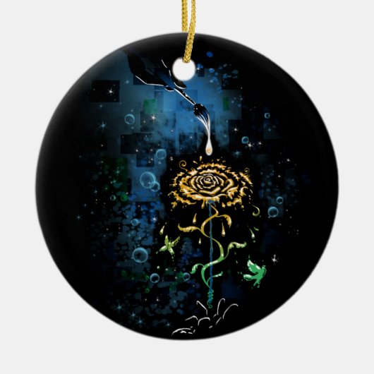 クリエイティブ夢 セラミックオーナメント (正面)