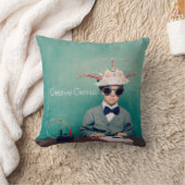 クリエイティブ天才レトロ化粧枕 クッション (ブランケット)