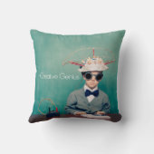 クリエイティブ天才レトロ化粧枕 クッション (裏面)