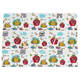 クリエイティブ学校抱き枕 ラージペーパーバッグ