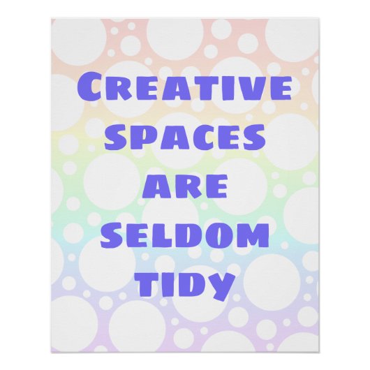 クリエイティブ宇宙はめったにポスターを張らない ポスター (正面)