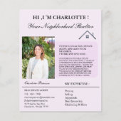 クリエイティブ実在不動産導入マーケティング チラシ (正面)